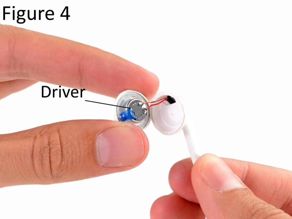Image of the Driver inside the EarPods